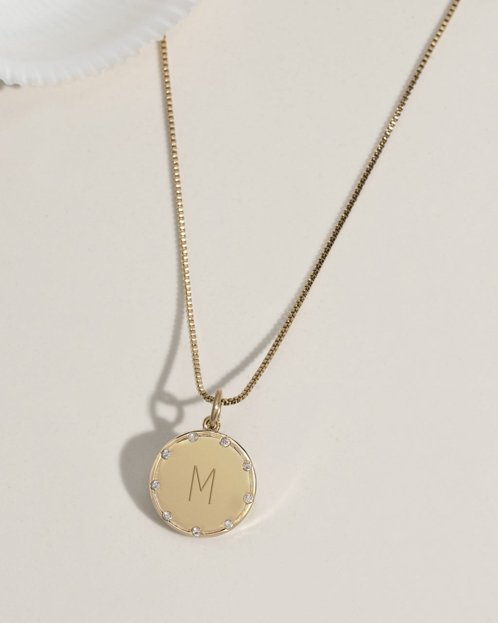 Crystal Disc Necklace