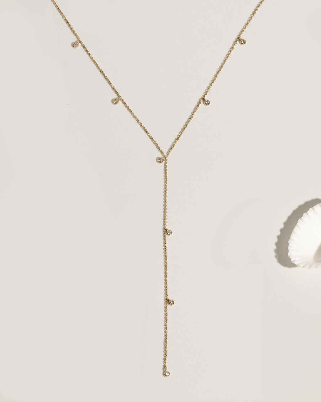 Crystal Lariat Necklace