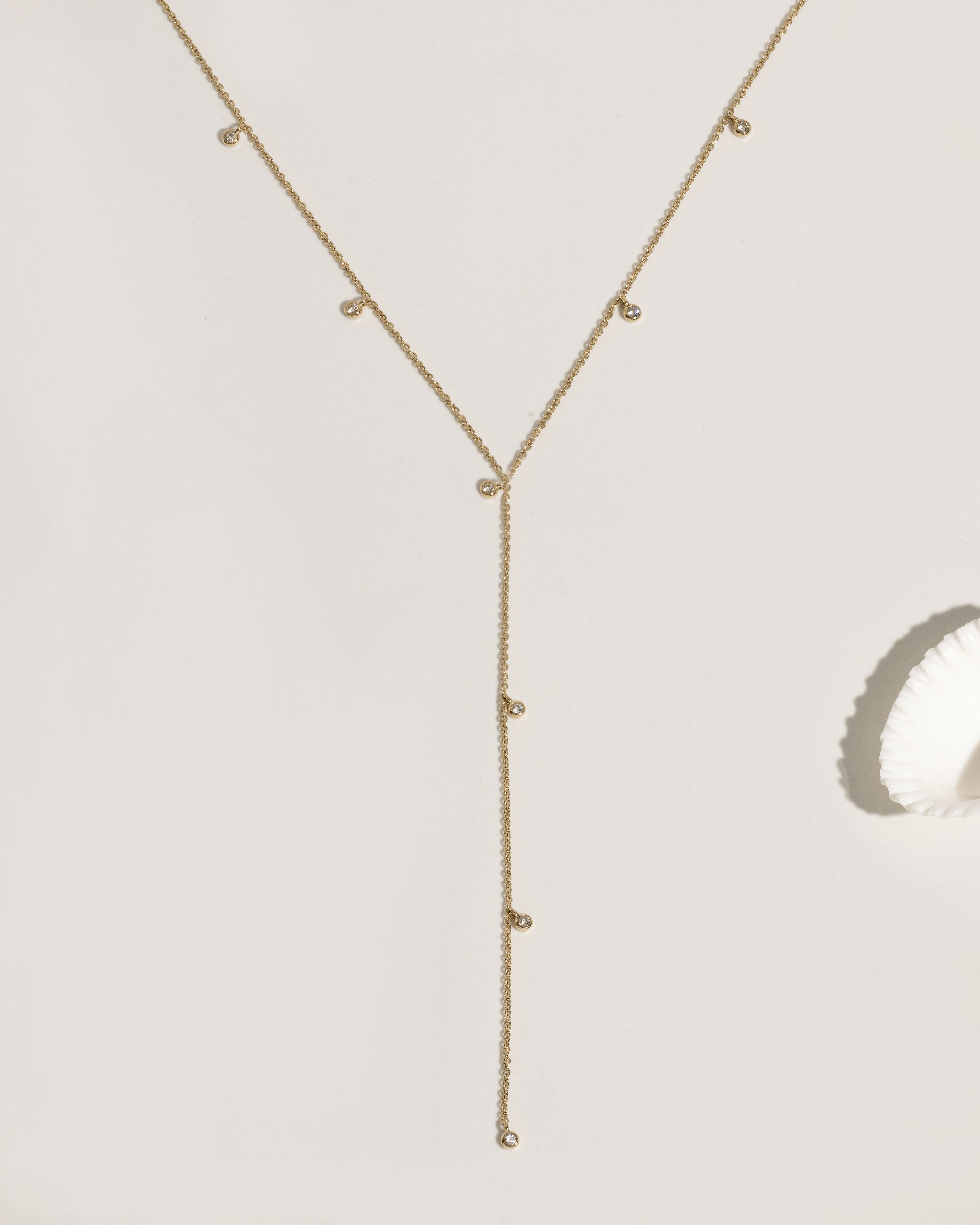 Crystal Lariat Necklace