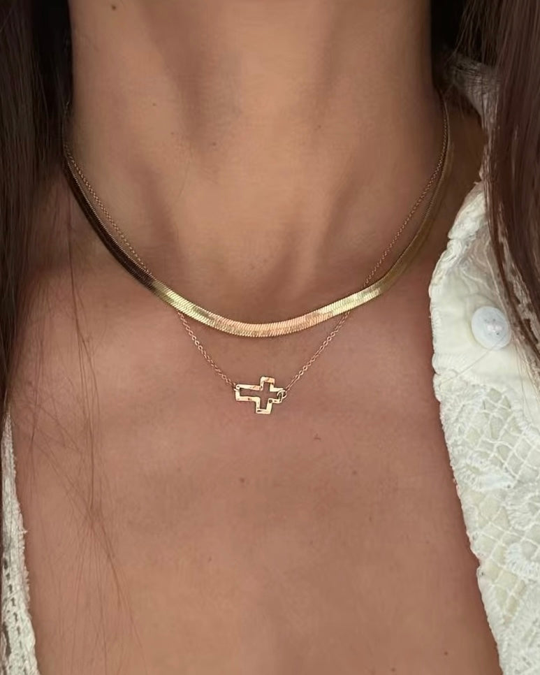 Itty Bitty Cross Necklace