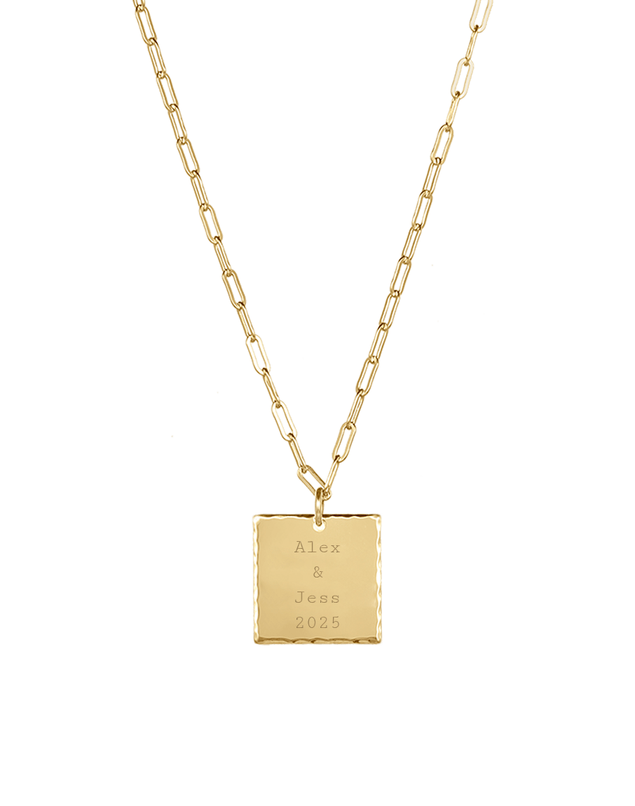 Custom Square Necklace