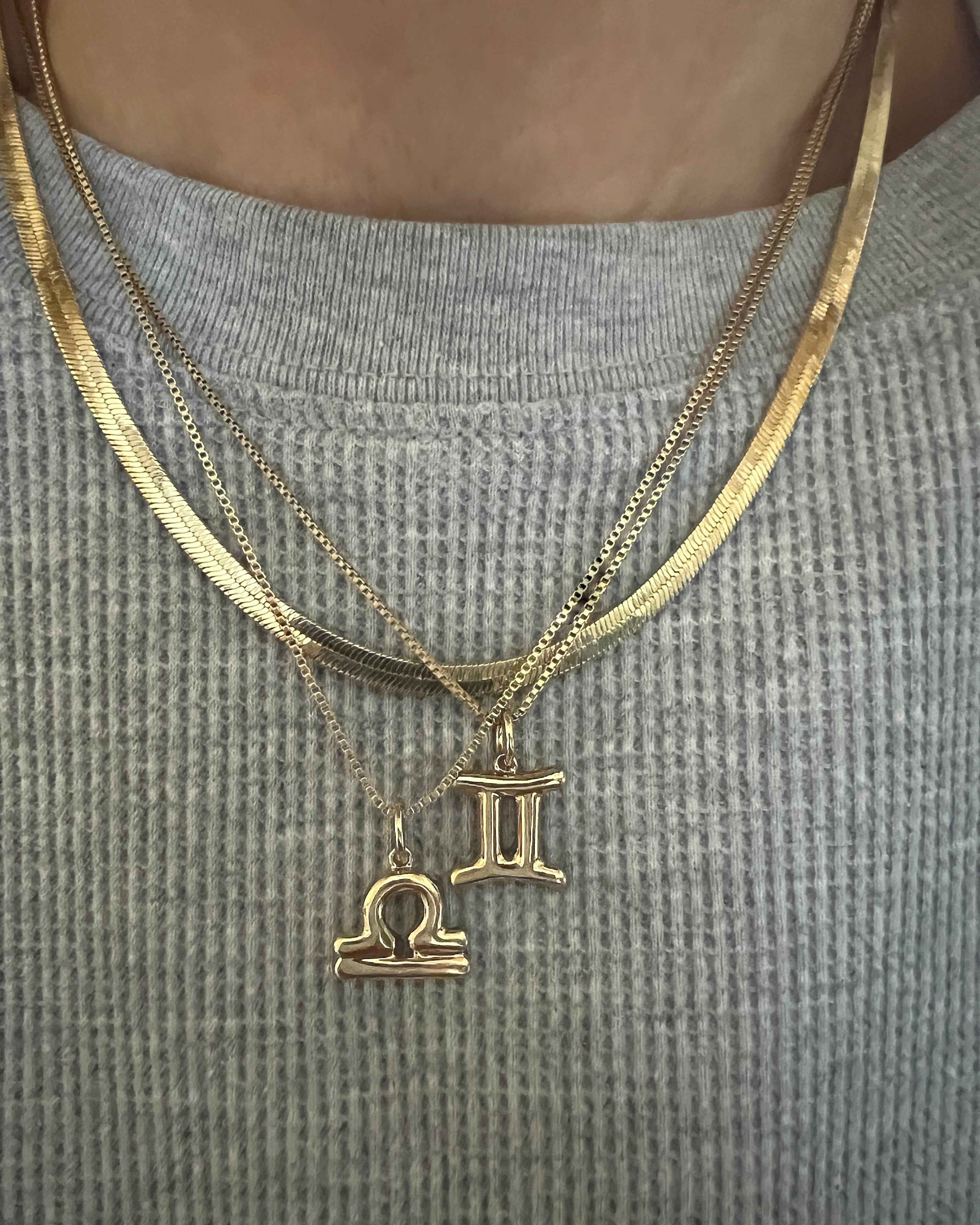 Bubble Zodiac Necklace