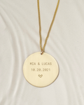 Large Disc Necklace